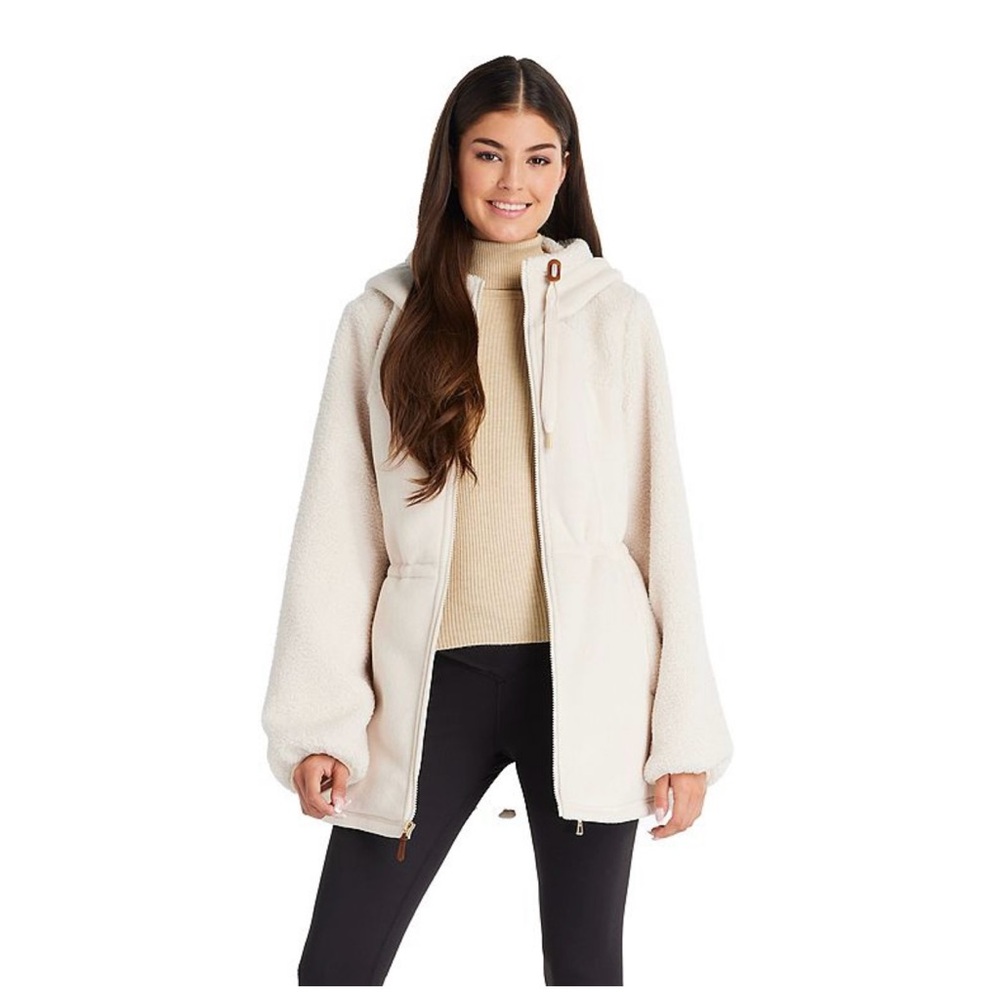 UGG KoolaBurra Soft Cream Teddy Jacket NWT Large - Picture 3 of 15